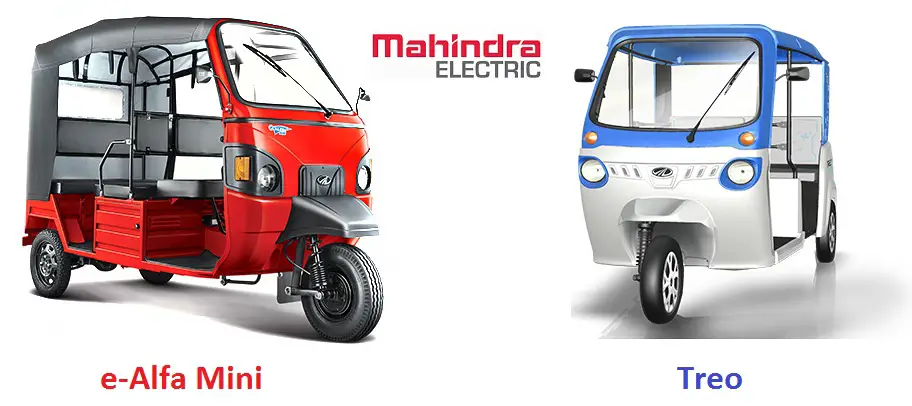 Mahindra Electric rickshaws