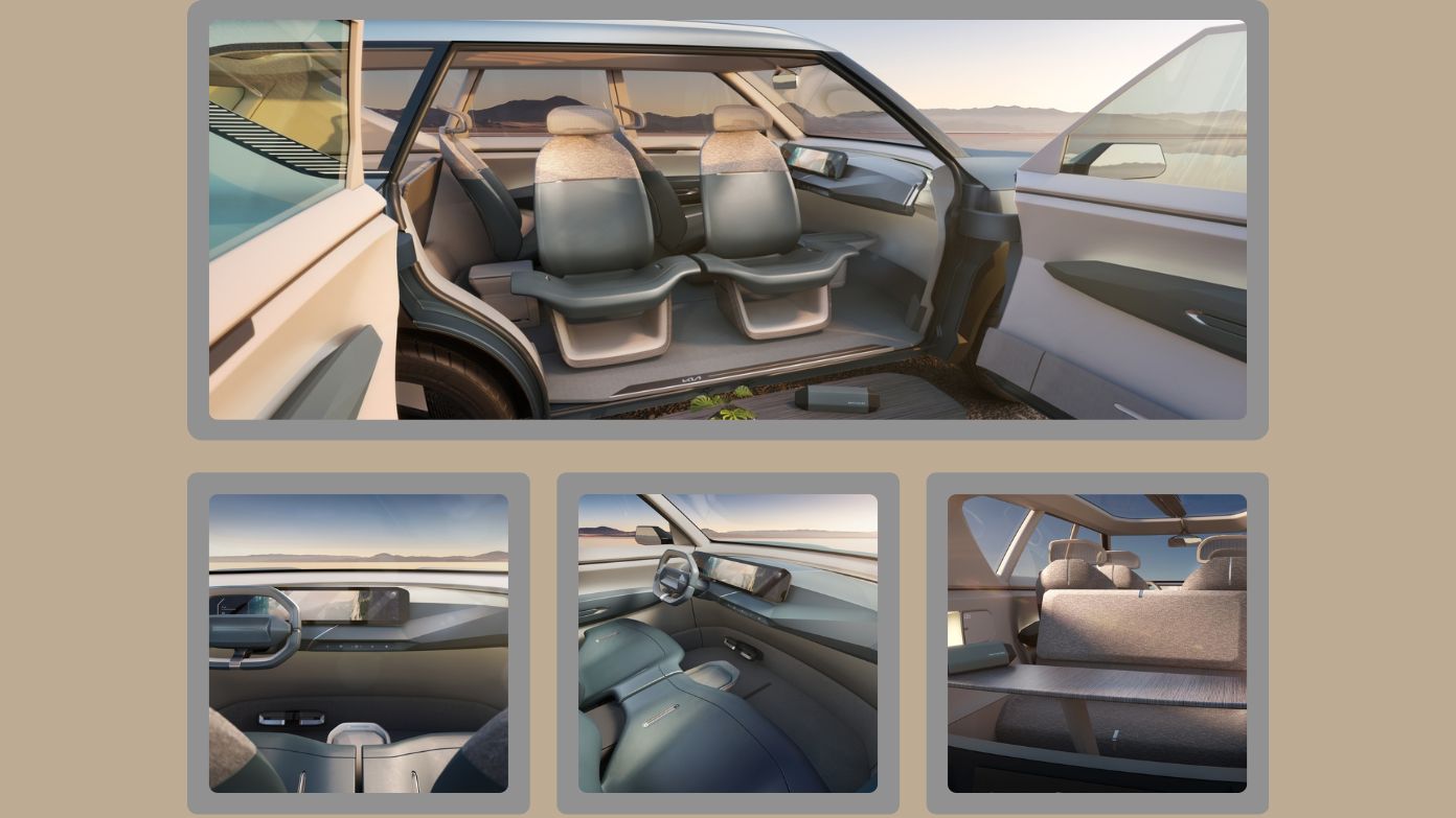 Kia's EV5 SUV interior Concept 